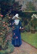 Edmund Blair Leighton The roses' day Germany oil painting artist